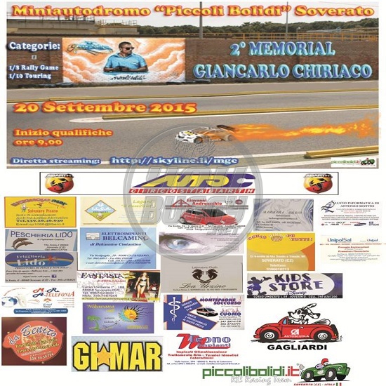 News: 2° Memorial Giancarlo Chiriaco - Locandina 11223710