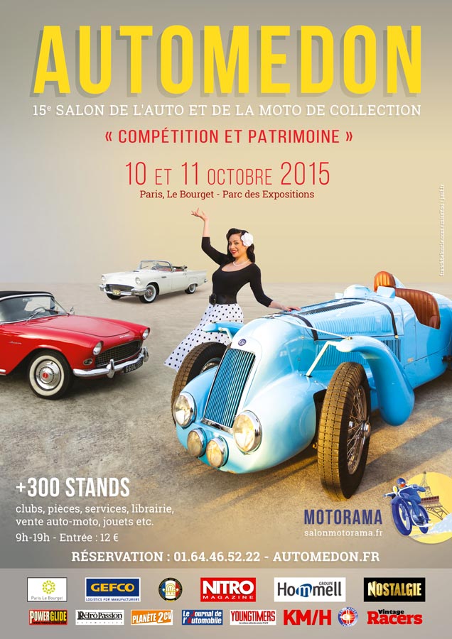 AUTOMEDON 2015 - 10 et 11 Octobre - Le bourget Affich10