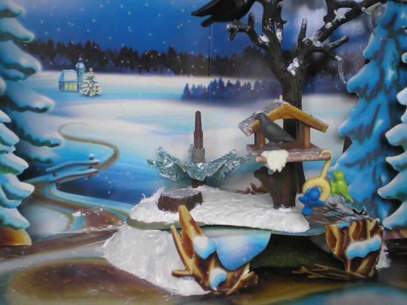 Weihnachtswelt mit PLAYMOBIL-Figuren und -Zubehör 001c3i10