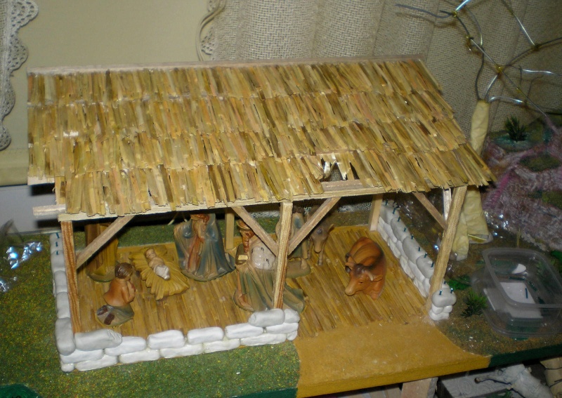 Krippen-Diorama zur Figurengröße 16 cm 002e4_10