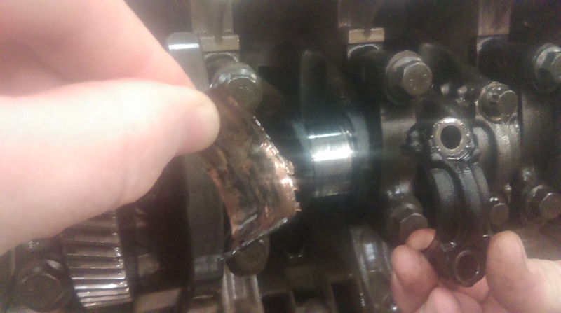 What's that copper doing in my old engine oil? Imag0114