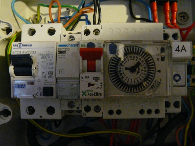 SCHEMA ELECTRIQUE BRANCHEMENT GEL'ELEC  P1050811