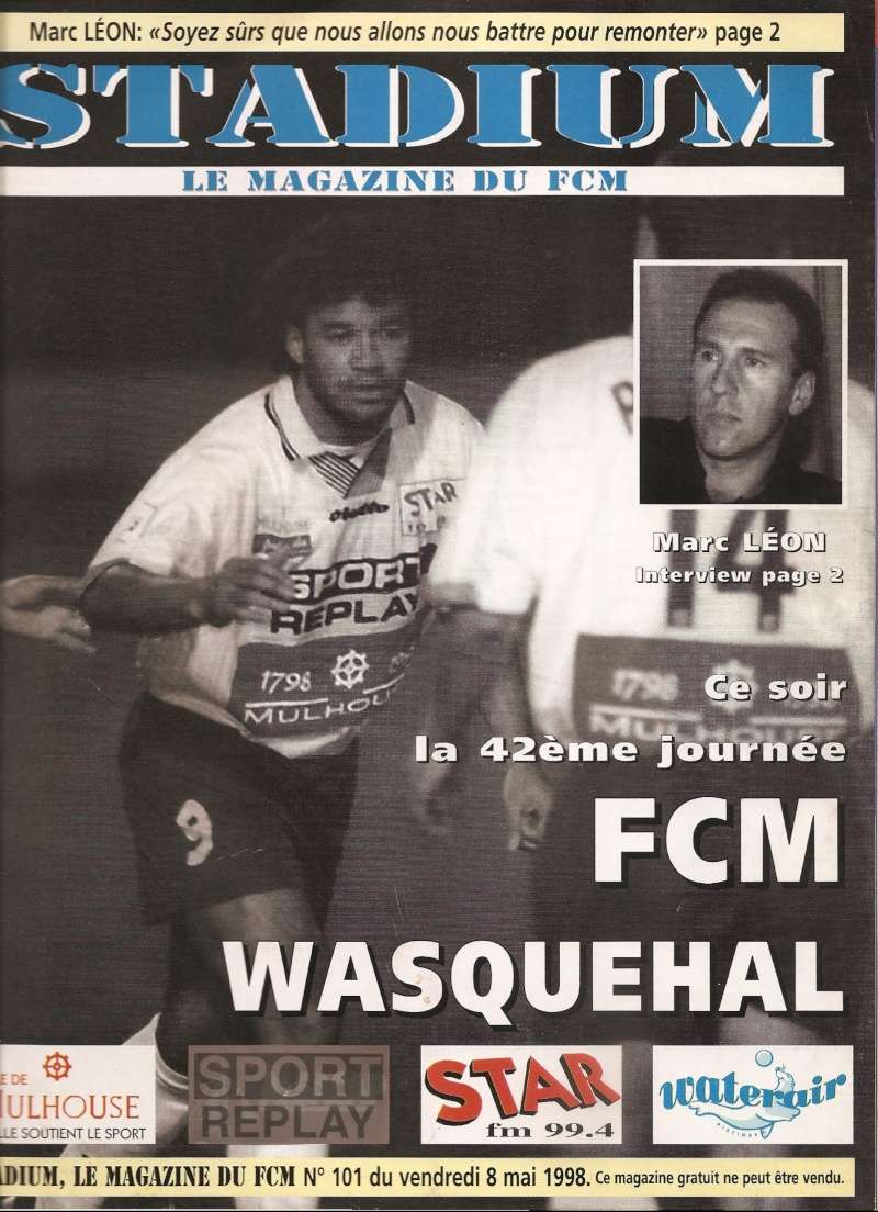 Programmes, plaquettes, fanzines et autres au fil du temps. Stadiu12