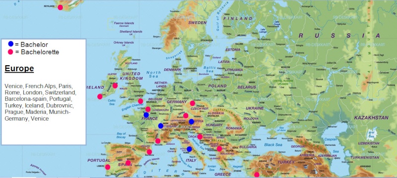 Statistics - Bachelor - Bachelorette - Statistics - NO Discussion - *Sleuthing - Spoilers* Europe10