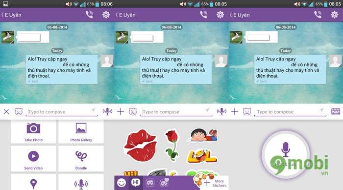 Hướng dẫn sử dụng Viber toàn tập Chat-t11