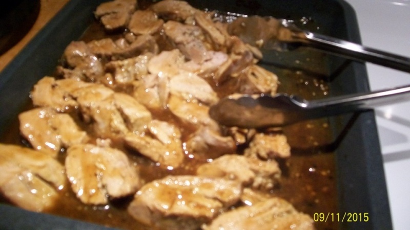 Filets de porc sauce demi-glace(simple) 2015-111