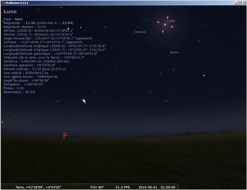 ovnis - 2015: le 01/09 à 01.00h - Boules lumineuses -  Ovnis au large de Barcelone  -Espagne  Lune10