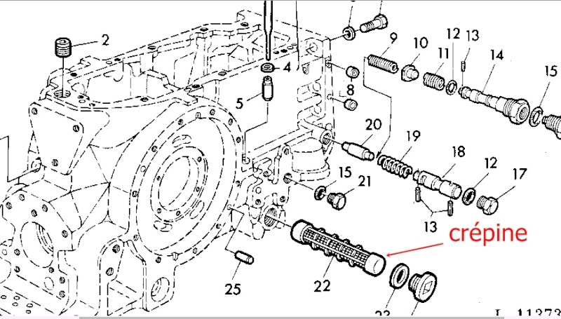 bruit sur l'hydraulique tracteur john deere 2020 202010