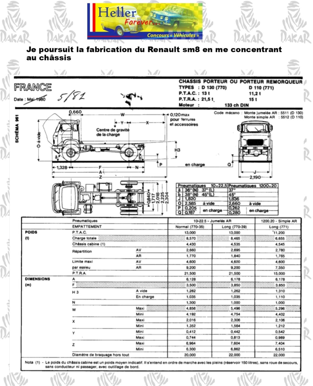 RENAULT 4L DAKAR 1980 1/24ème Réf 80759 - Page 8 6511