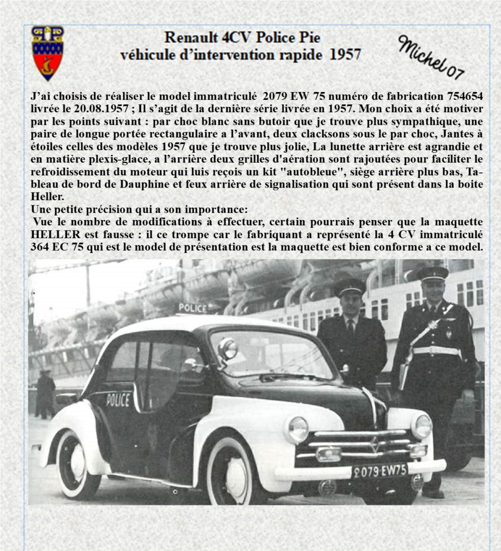 renault 4 cv pie 1957 Heller 1/24 (Terminé) Image215