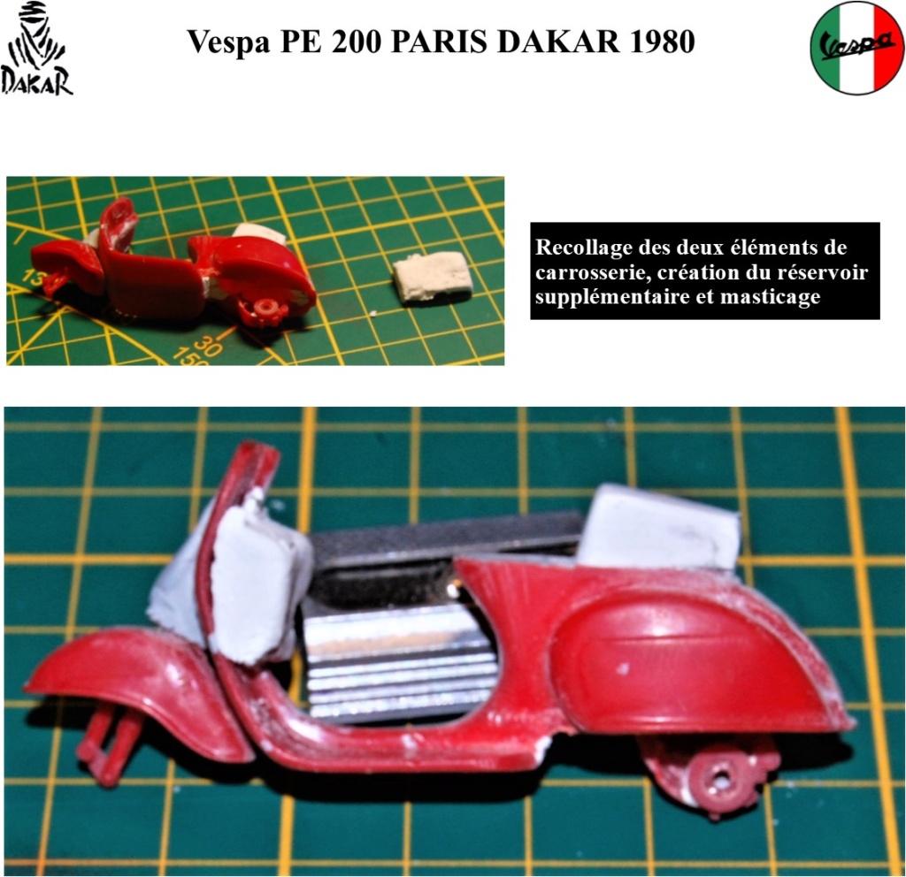 [TAMIYA] Vespa PE200 Rallye PARIS-DAKAR Réf 24034 Image611