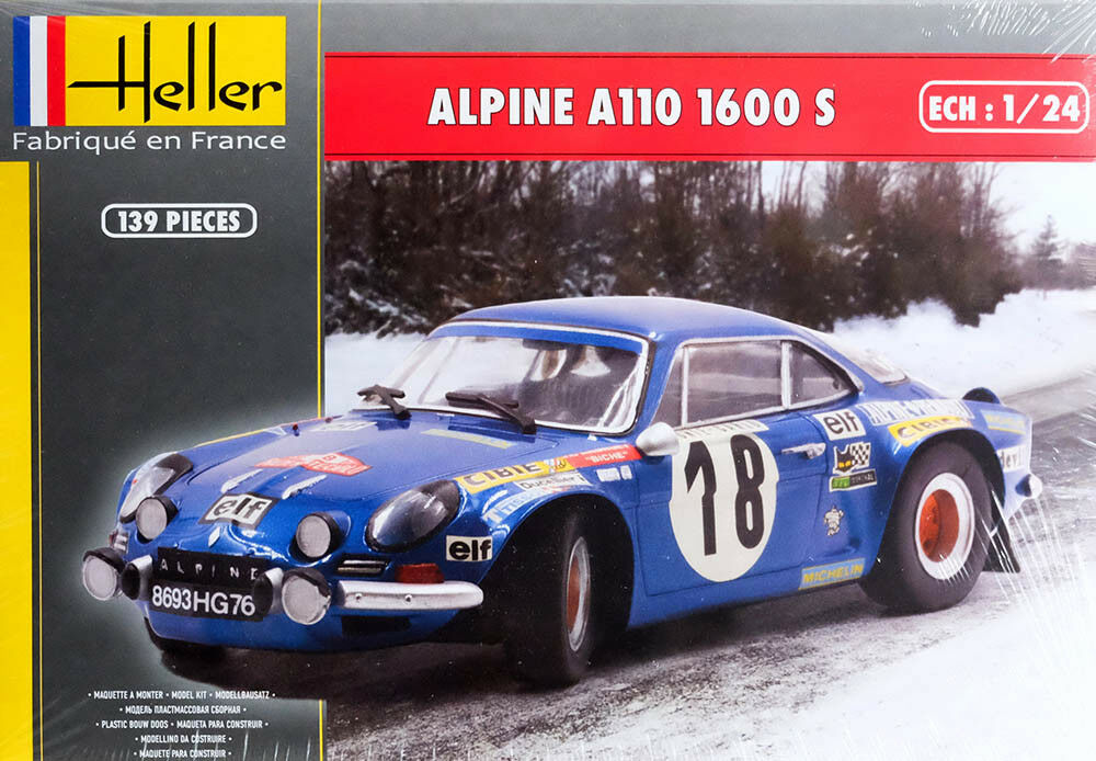 Alpine A110 Groupe IV Tour de Corse 1973 1/24 Heller 80745 S-l16011