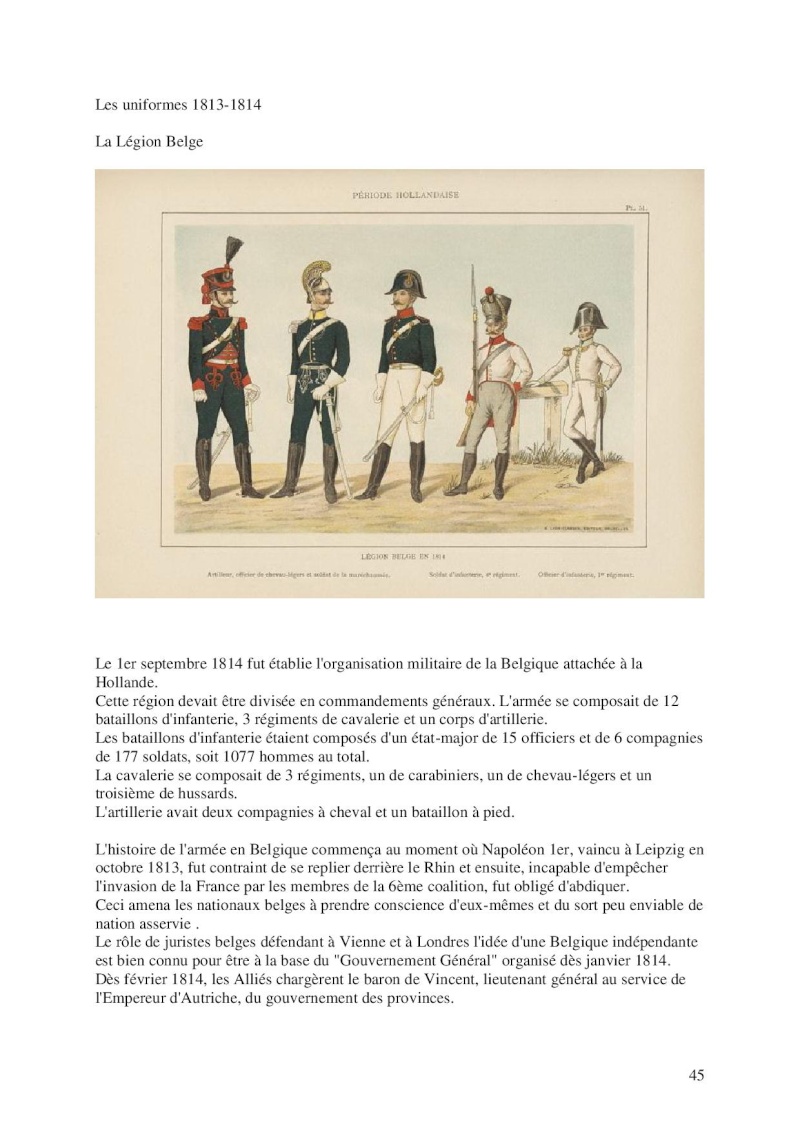 Belgo-néerlando-nassauviens de 1813 à 1815 1815_b52