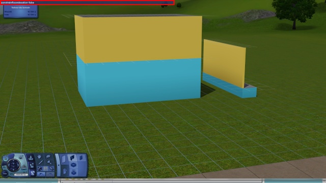 [Apprenti] Technique de base pour modifier la hauteur des murs grâce au code "constrainfloorelevation false" 410