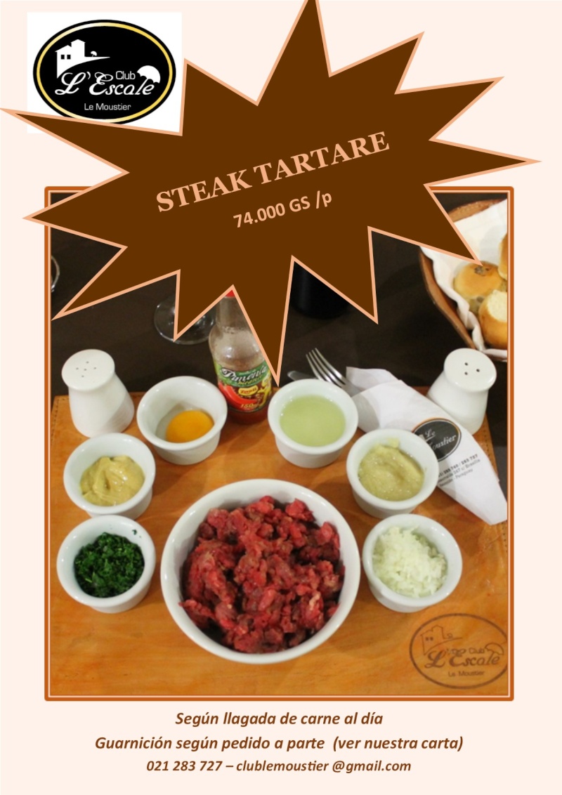 STEAK TARTARE - L'Escale - Le Moustier Steak_10