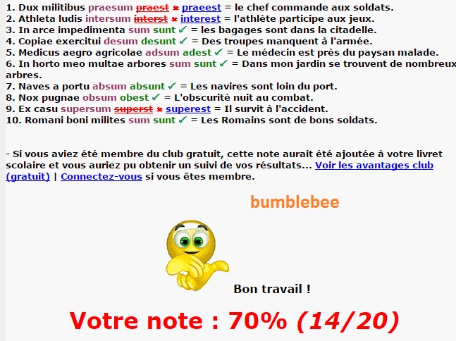 Conjugaison en latin du verbe Etre (et de ses composés)