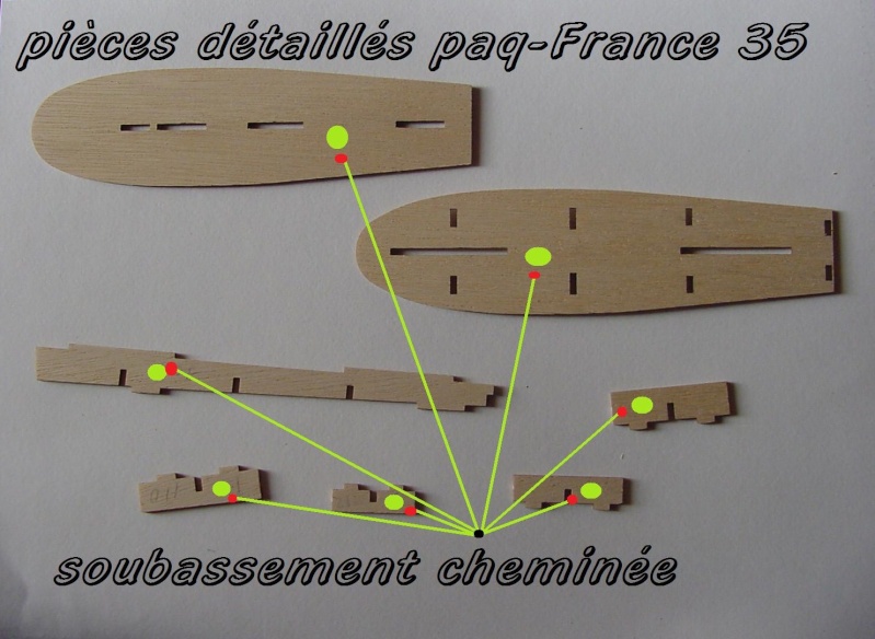 Construire le France 1/250 de chez Hachette - Page 6 Piyces43