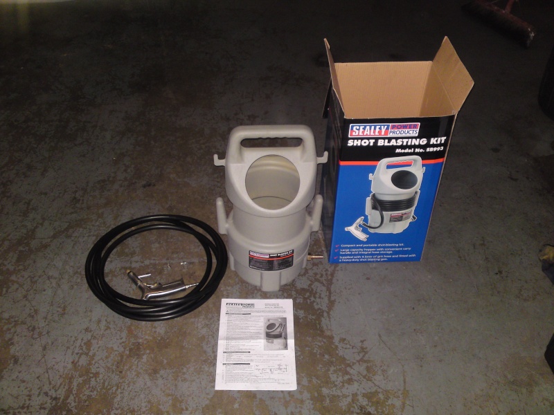 Sealey sand blaster kit (as new) 00511