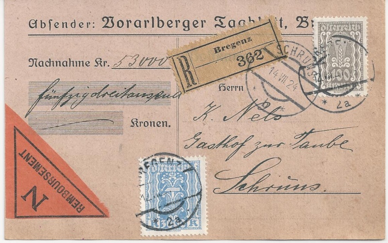  - Inflation in Österreich - Belege - 1918 bis 1925 - Seite 5 Bild34