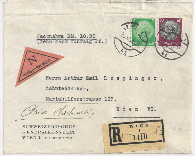 flugpost - Österreich im III. Reich (Ostmark) Belege - Seite 6 Bild49