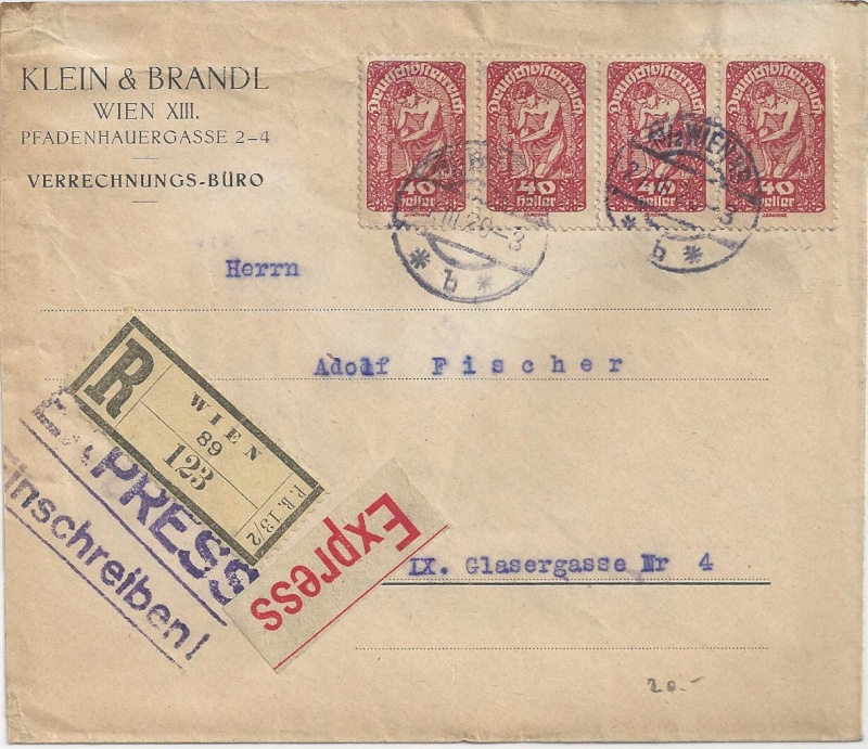 Osterreich - Inflation in Österreich - Belege - 1918 bis 1925 - Seite 6 Bild_111