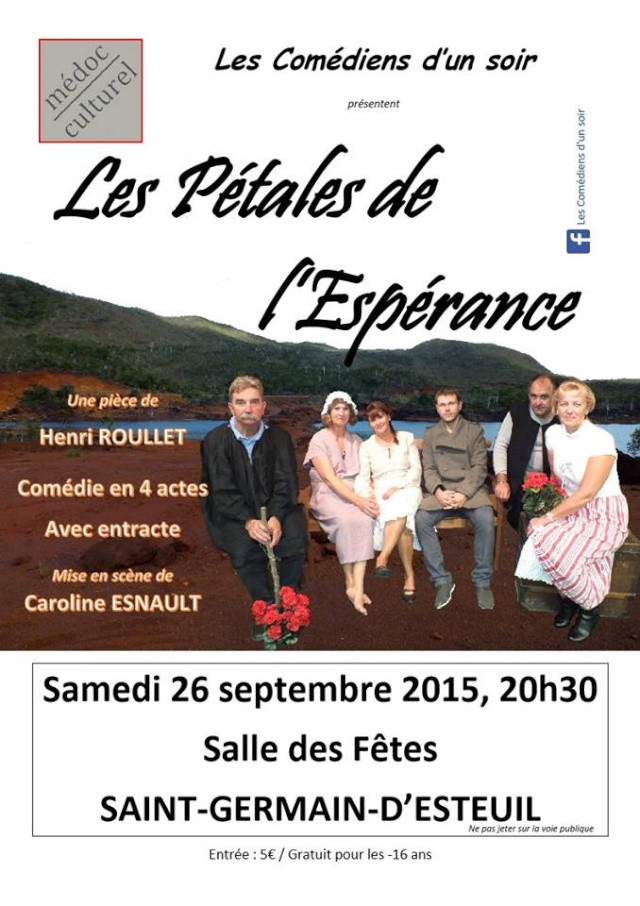 Les Comédiens d'un soir le 26 Septembre 2015 à Saint Germain d'Esteuil 12007010