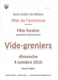 Vide-greniers d'automne le 4 Octobre 2015 à Saint Aubin de Médoc 72c5c910