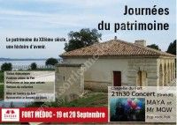 Journées Européennes du Patrimoine 2015 le 19 et 20 Septembre 2015 à Cussac Fort Médoc 955f5b10