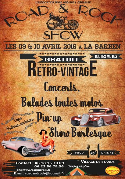 Road & Rock Show - La Barben 09-10 Avril 2016 12088410