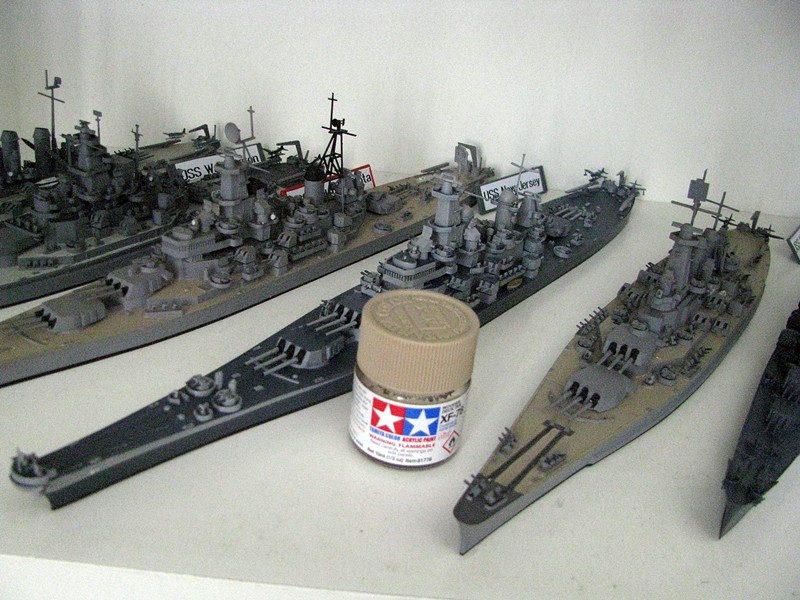 USS Iowa - Fujimi 1/700 kit Img_4730