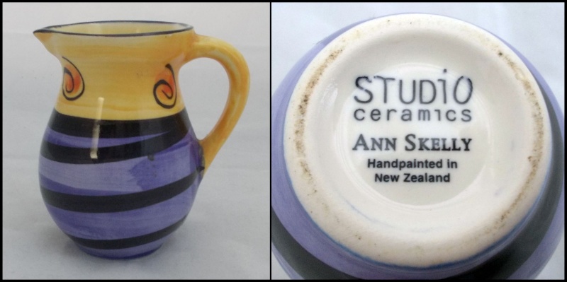 Studio Ceramics Ann Skelly milk jug for gallery Dscn5443