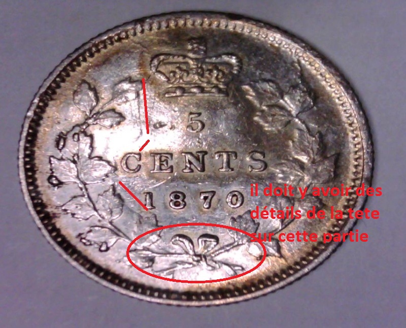 1870 - Coins Entrechoqués & Fendillés à  l'Avers / Revers avec Éclat de Coin (Narrow Rim) Cpe_im12
