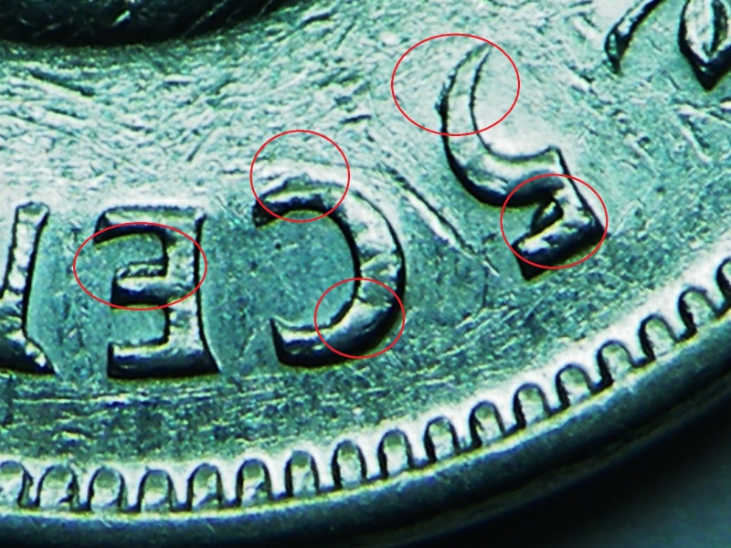 1964 - Éclats de Coin sur le 5, C & E (Lump on 5, C & E) Dscf2915