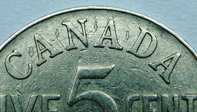 1929 - Coin Fendillé dans CANADA (Die Crack on CANADA) Dscf3015