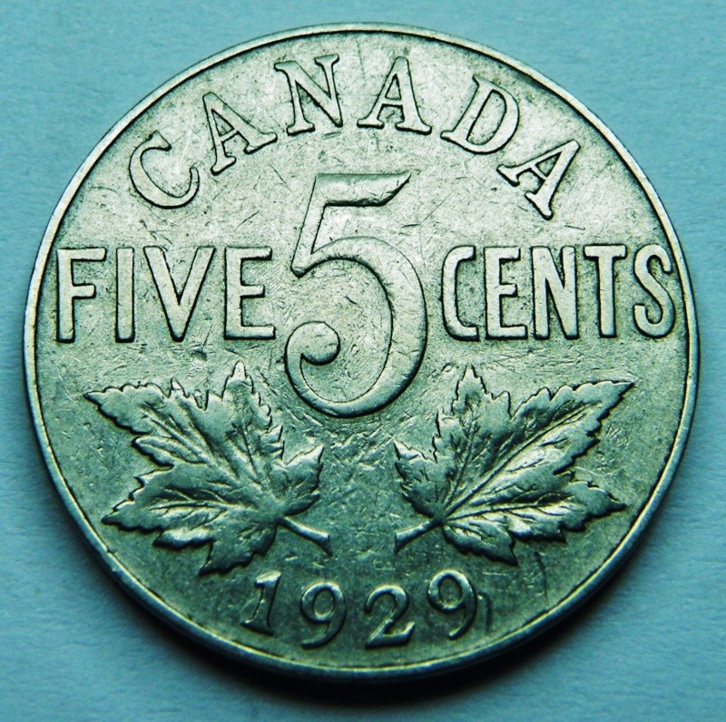 1929 - Coin Fendillé dans CANADA (Die Crack on CANADA) Dscf3016