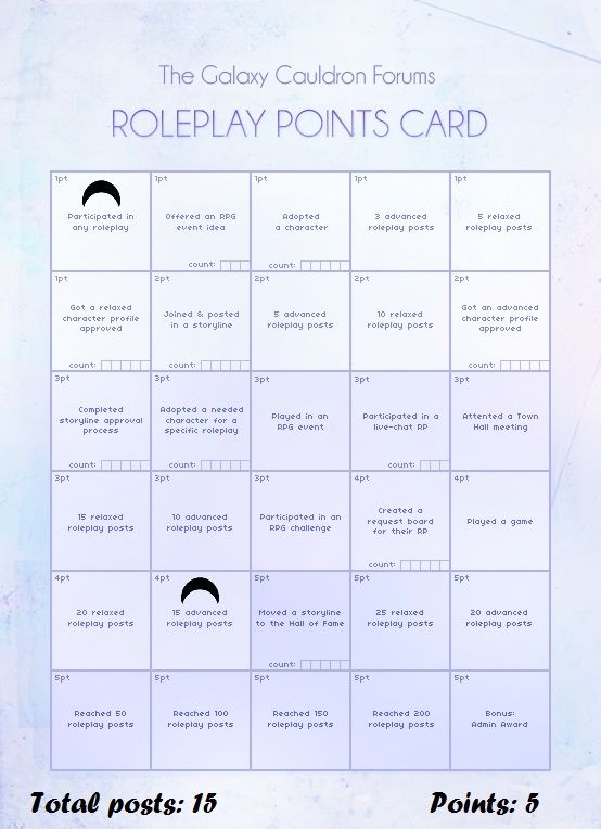 October Activity Points Card Gc_rol11