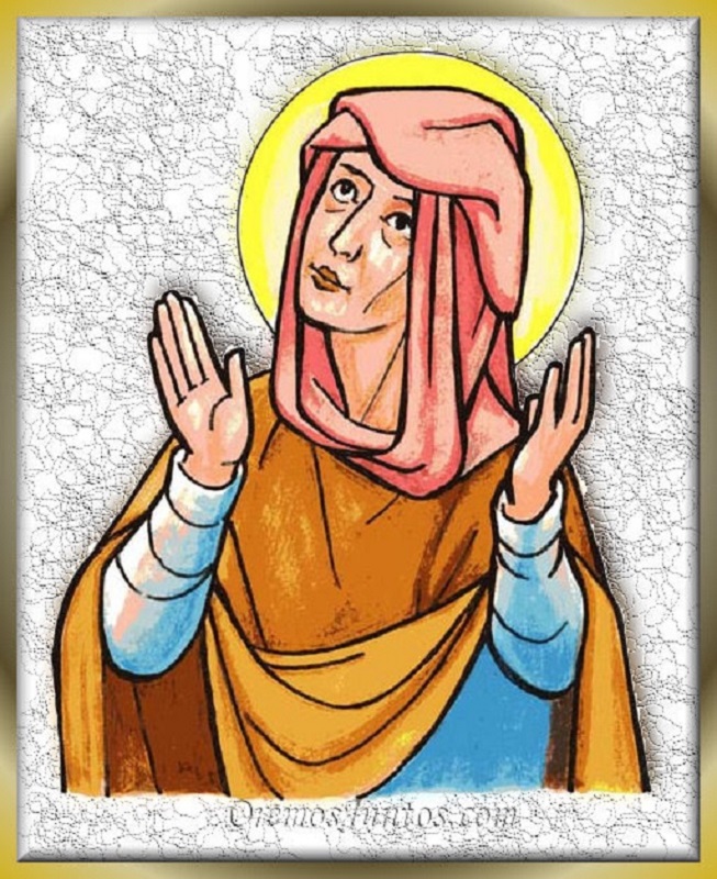 La Vierge Marie apparaît à sainte Aldobrandesca de Sienne (1243-1309) 26-bea10