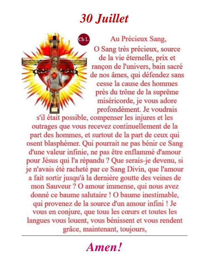 Mois du *TRES PRECIEUX SANG DE JESUS-CHRIST* - Page 2 3310
