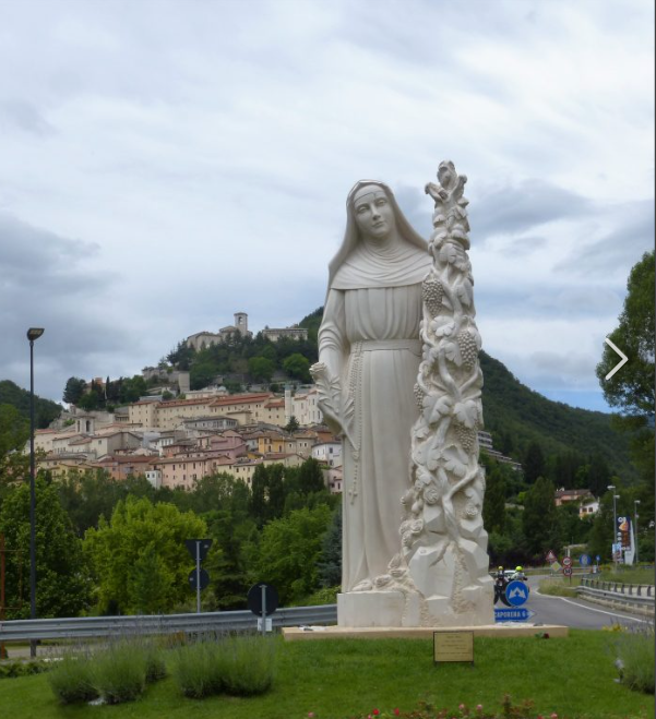 22 mai. Sainte RITA DE CASCIA, Veuve, Religieuse de l'Ordre de Saint-Augustin. 1456. Statue10