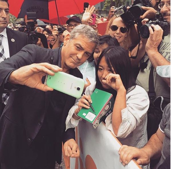 George Clooney at Toronto film festival 11th September 2015 Ee510