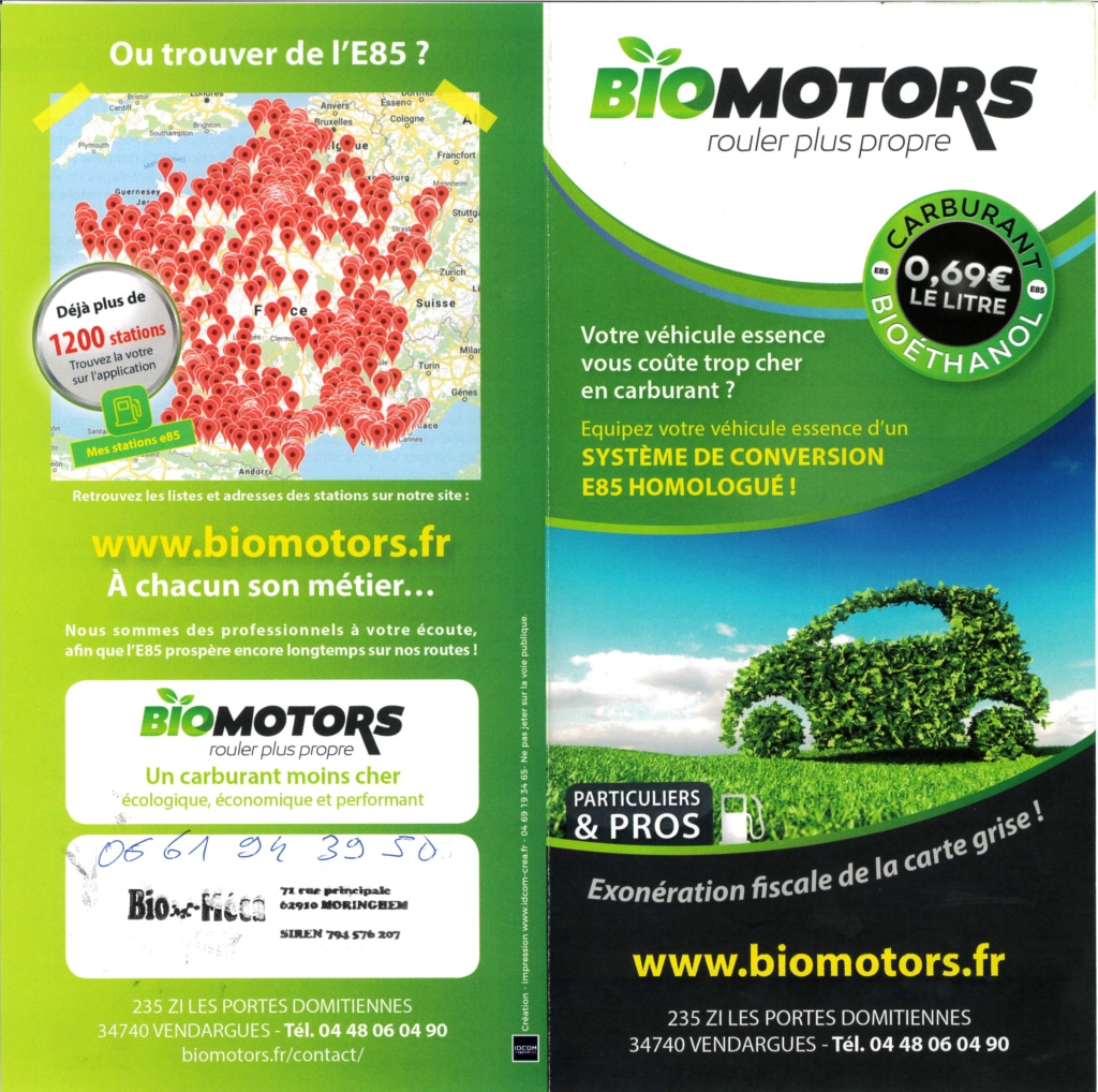 bioéthanol - Votre moto à injection roulera au Bioéthanol grâce au boîtier BioMotors multi-carburants  ;-) Bio110