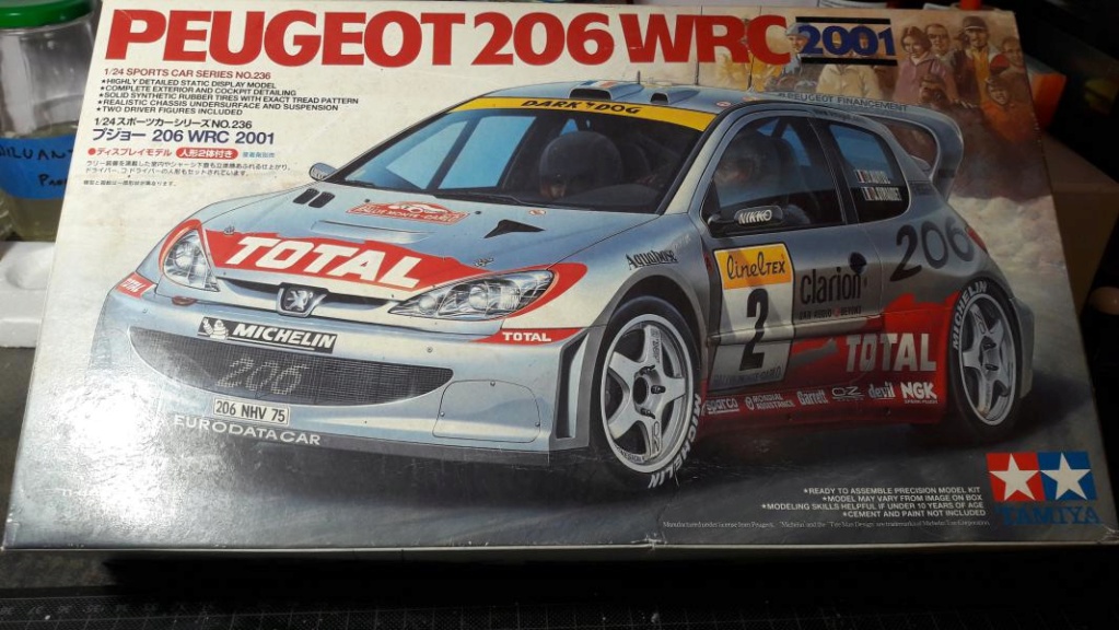 1/24 - PEUGEOT 206 WRC - TAMIYA - OUVRE BOITE 1103