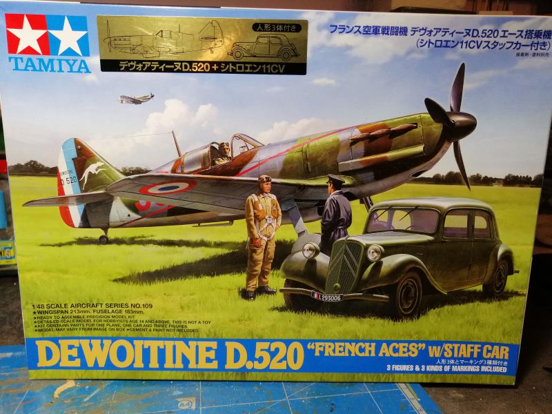 [TAMIYA] DEWOITINE D 520 édition as français Réf 61109 1166