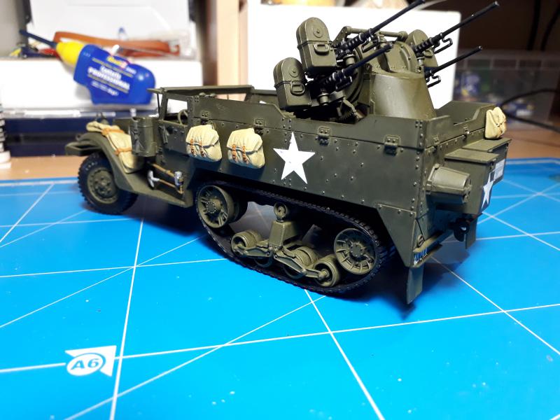 U.S. Multiple Gun Motor Carriage M16 1/35 Tamiya FINI !!!!!!!! 4810
