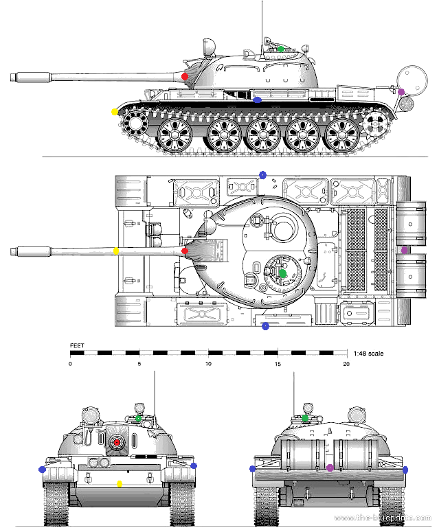 Camouflage T-55-410