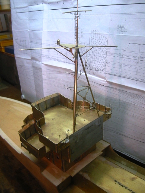 Minensucher Typ 1943 - M 1:35 Mast_s11
