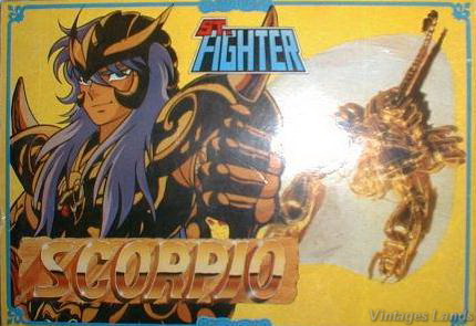 Cavalieri dello Zodiaco scatola versione Bootlegs anni Novanta e Duemila Scorpi10
