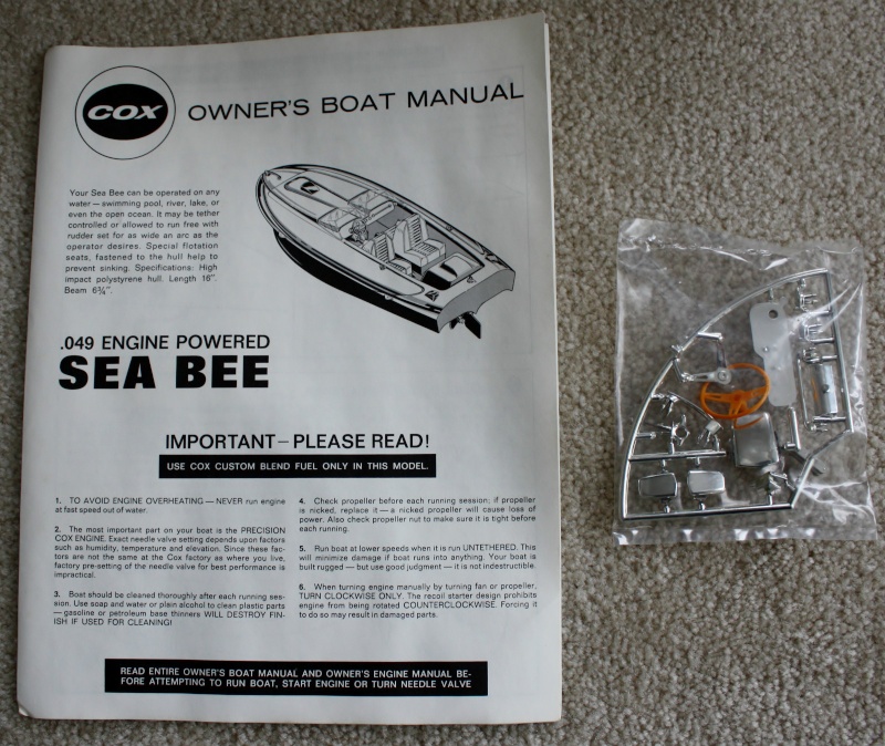 Need Cox Sea Bee instruction sheet Sea_be10