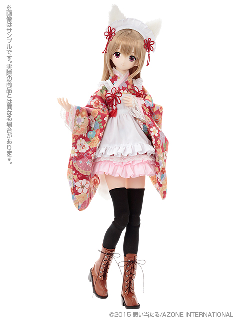 [Azone] Amane rêvait Chaya - renard argenté d'image de fleur défilement Aod50513