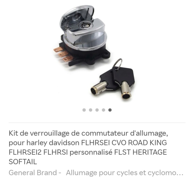 Kit verrouillage commutateur d'allumage Screen13